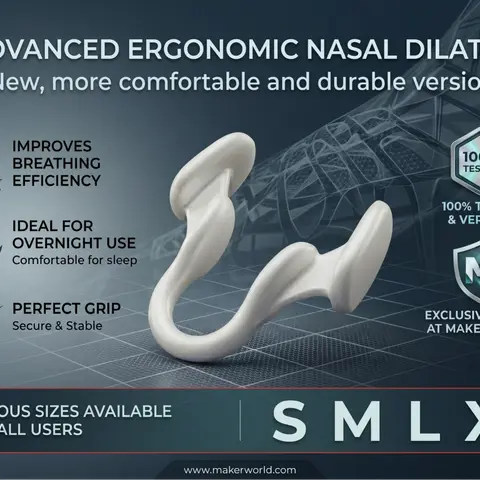 Dilatador nasal — modelo STL para imprimir en 3D