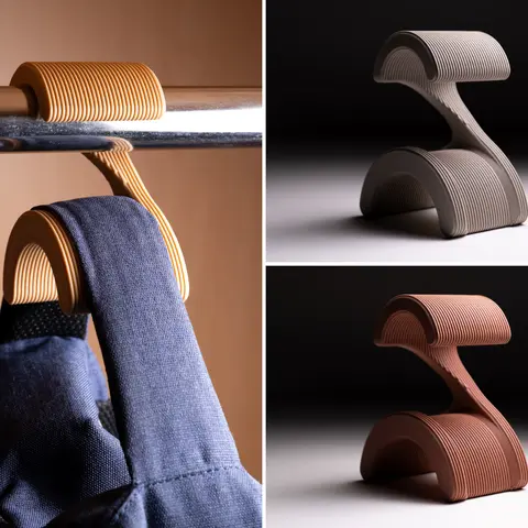 Colgador mochila — modelo STL para imprimir en 3D