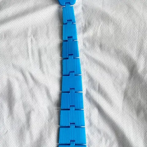 Corbata azul — modelo STL para imprimir en 3D