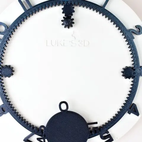 Reloj de engranajes — modelo STL para imprimir en 3D