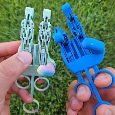 Mano mecanizada — modelo STL para imprimir en 3D