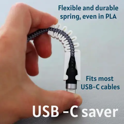 Protector de cable — modelo STL para imprimir en 3D