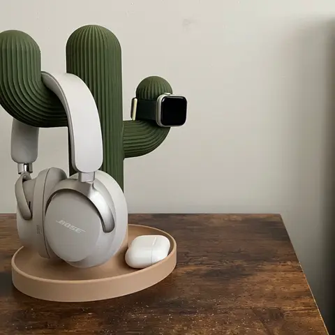 Cactus sujeta auriculares — modelo STL para imprimir en 3D