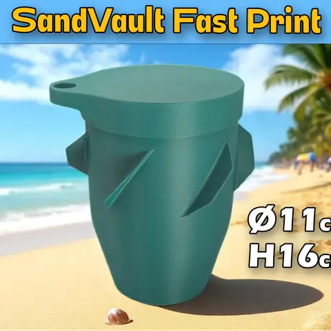 Caja fuerte playa — modelo STL para imprimir en 3D