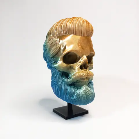Calavera Barber Shop — modelo STL para imprimir en 3D