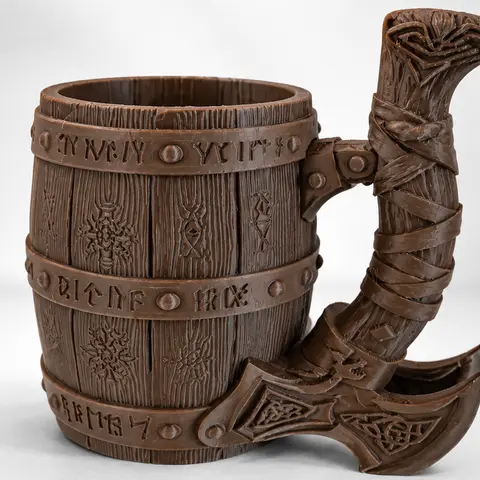 Jarra Vikinga para Lata — modelo STL para imprimir en 3D