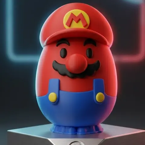 Huevo de Super Mario — modelo STL para imprimir en 3D