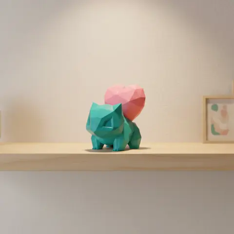 Bulbasaur Corazón — modelo STL para imprimir en 3D