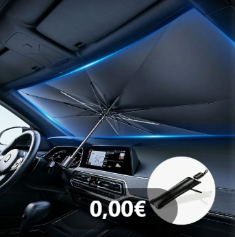 parasol coche temu